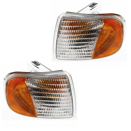 For 97-04 F150 Truck & 97-02 Expedition Corner Turn Signal Light RH+LH Set Pair