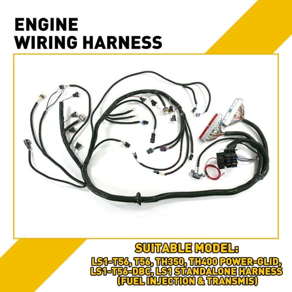 For 97-06 DBC LS1 STAND ALONE WIRING HARNESS T56 Non Electric Tran 4.8 5.3 6.0