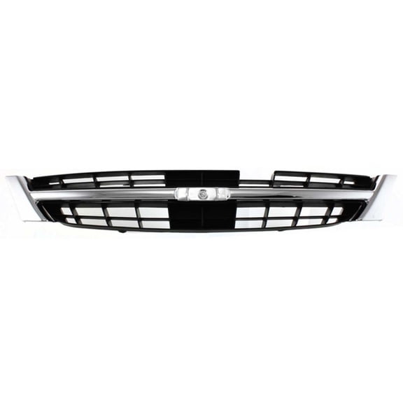 For 97 98 99 Maxima GLE/GXE/SE Front Grill Grille Assembly Chrome w/Black Insert