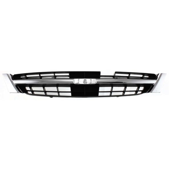 For 97 98 99 Maxima GLE/GXE/SE Front Grill Grille Assembly Chrome w/Black Insert