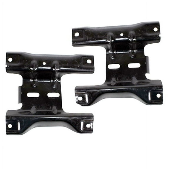 For 97-98 F150/F250 P/U Expedition Front Bumper Retainer Plate Bracket SET PAIR