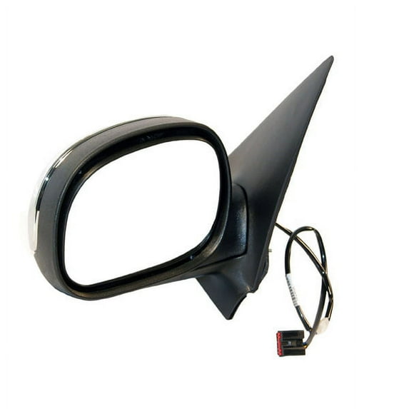 For 98-02 Expedition Rear View Mirror Power Non-Heat w/o Signal Chrome Left Side