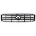 thumbnail image 1 of For 98-02 Land Cruise 4.7L Front Grill Grille Assembly Chrome Shell Black Insert, 1 of 3