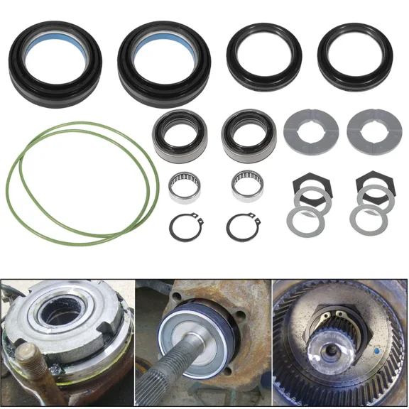 For 98-04 Ford Super Duty Dana 50 60 Front Axle Axle Seal and Thrust Washer Kit