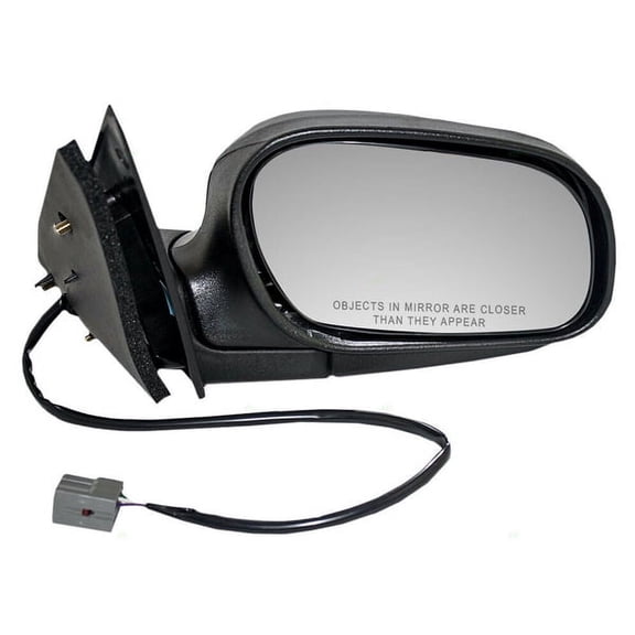 For 98-08 Crown Victoria Rear View Mirror Power Non-Heat Smooth Black Right Side