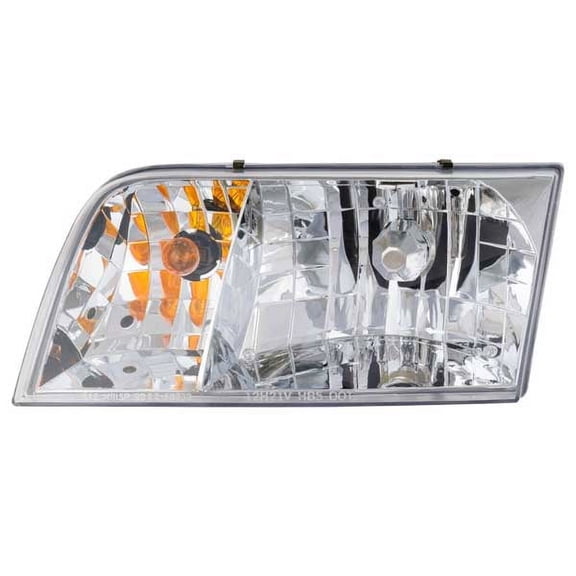 For 98-11 Crown Vic Headlight Headlamp Halogen Head Light Lamp w/Bulb Left Side