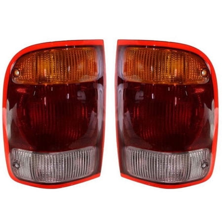 For 98-99 Ranger Pickup Truck Taillight Taillamp Rear Brake Light Lamp SET PAIR