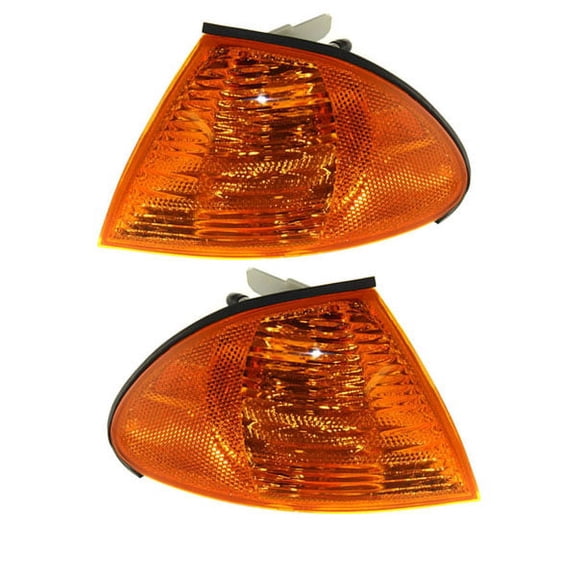 For 99-01 3-Series Sedan/Wagon Corner Signal Park Light Lamp Assembly Set Pair