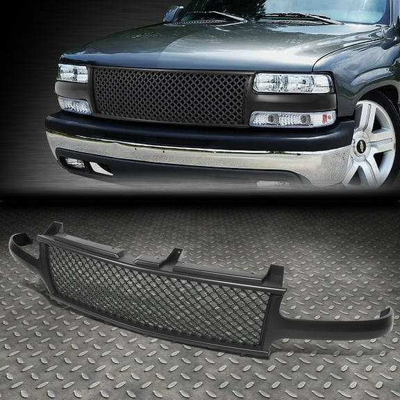 For 99-02 Chevy Silverado 1500 00-06 Suburban Tahoe Front Bumper Grill Grille