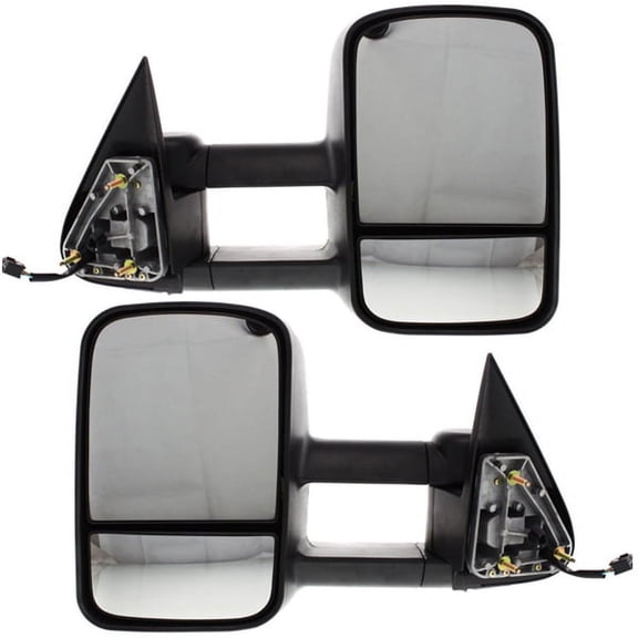 For 99-02 Pickup Truck Power Heated Telescopic Performance Tow Mirror SET PAIR