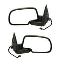thumbnail image 1 of For 99-02 Silverado Pickup Truck Rear View Mirror Power Non-Heat Chrome PAIR SET, 1 of 3