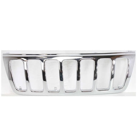 For 99-03 Grand Cherokee Front Grille Shell Surround Molding Chrome w/o-Insert