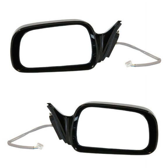 For 99-03 Solara Rear View Door Mirror Power Non-Heated Non-Fold Black SET PAIR