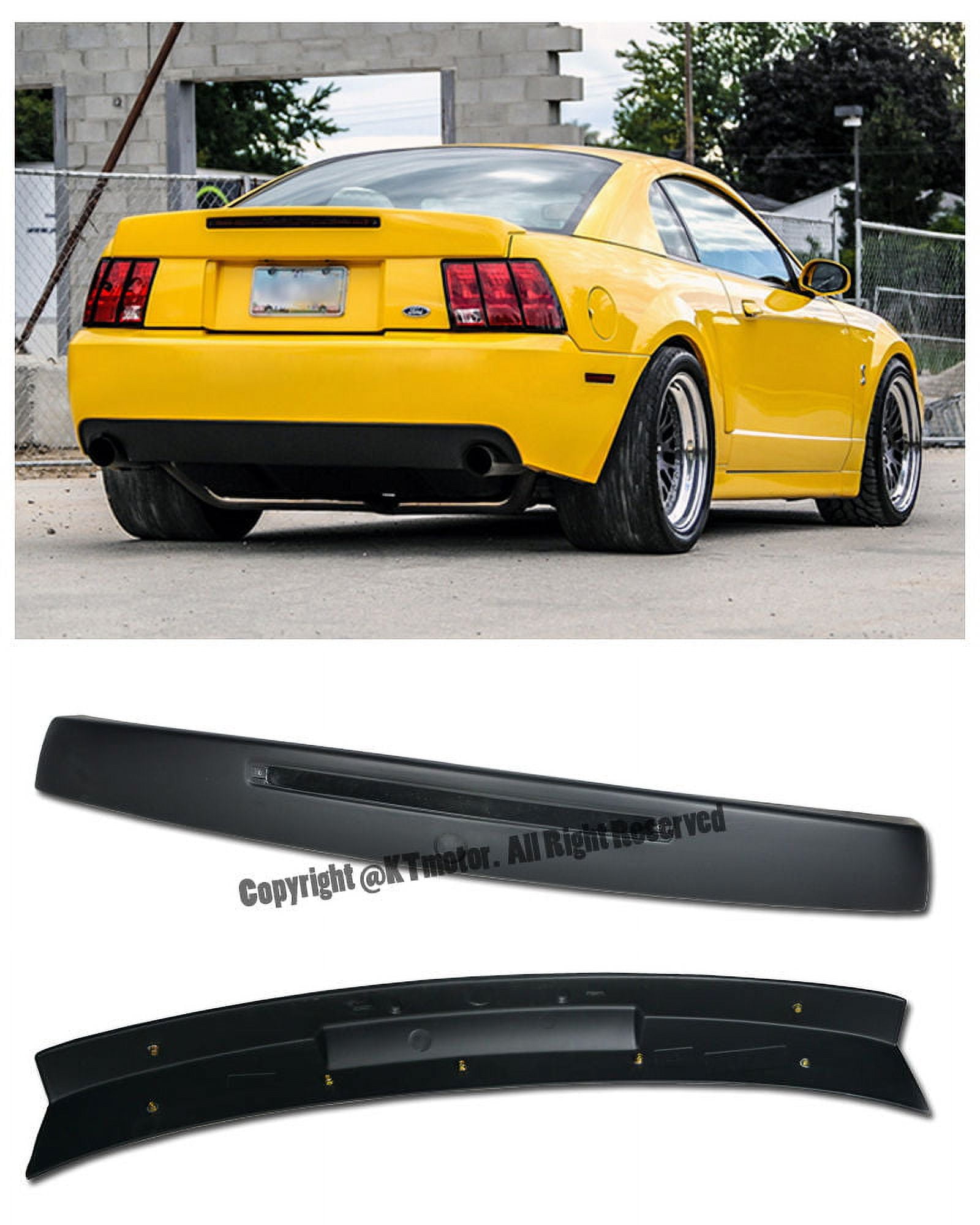 For 99-04 Ford Mustang Cobra Style FiberGlass Rear Trunk Lid Spoiler ...