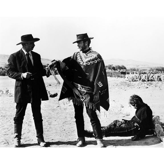 For A Few Dollars More 24X36 Classic Hollywood Poster Lee Van Cleef Gian Maria Volante Clint Eastwood