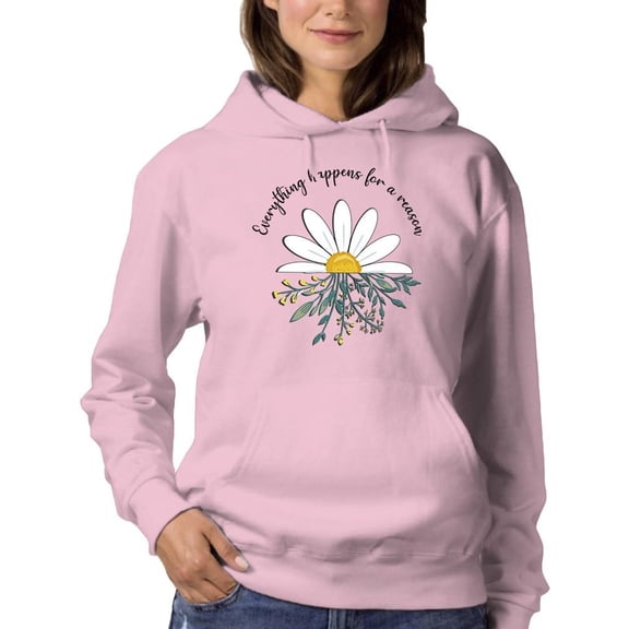 For A Reason Daisy Hoodie Women -Image by Shutterstock, Female Small