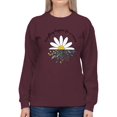 thumbnail image 1 of For A Reason Daisy Sweatshirt Women -Image by Shutterstock, Female Small, 1 of 4