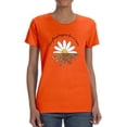 thumbnail image 1 of For A Reason Daisy T-Shirt Women -Image by Shutterstock, Female 3X-Large, 1 of 4