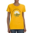 thumbnail image 1 of For A Reason Daisy T-Shirt Women -Image by Shutterstock, Female 4X-Large, 1 of 4