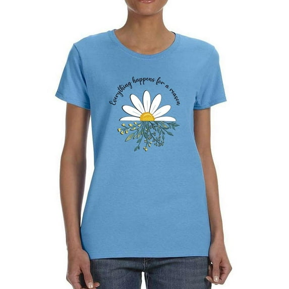 For A Reason Daisy T-Shirt Women -Image by Shutterstock, Female Small