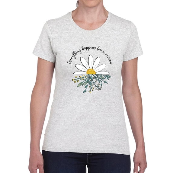 For A Reason Daisy T-Shirt Women -Image by Shutterstock, Female XX-Large
