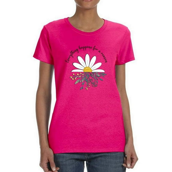 For A Reason Daisy T-Shirt Women -Image by Shutterstock, Female x-Large