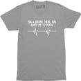 thumbnail image 1 of For A Second There You Bored Me To Death Sayings Funny Slogans Men's T-Shirt, 1 of 4