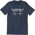 thumbnail image 1 of For A Second There You Bored Me To Death Sayings Funny Slogans Men's T-Shirt, 1 of 4