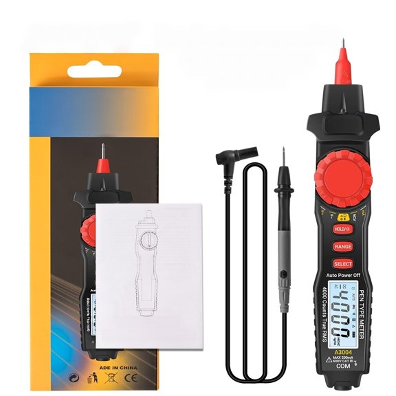 For A3004 Digital Multimeter Pen 4000 Counts AC/DC Current Meter Electric Handheld Tester Voltage Resistance Profesional Tools
