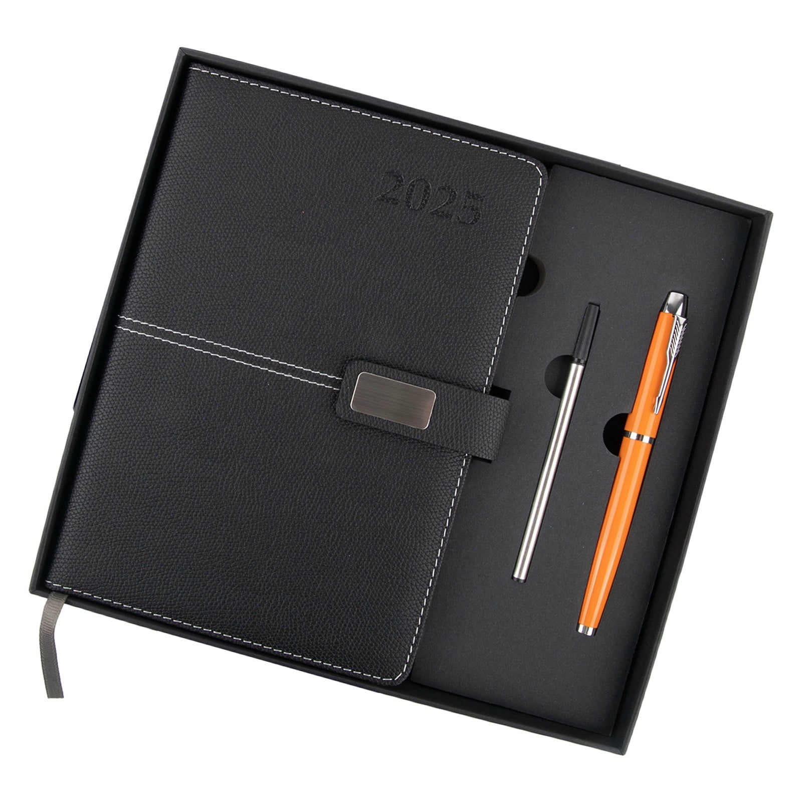 For A5 Leather Notebook with Pen kit, for Business,Office,multi-colours optional