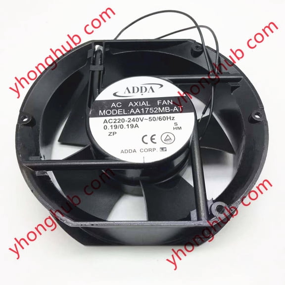 For ADDA AA1752MB-AT AC 220V 0.19A 172x150x50mm 2-Wire Server Cooling Fan