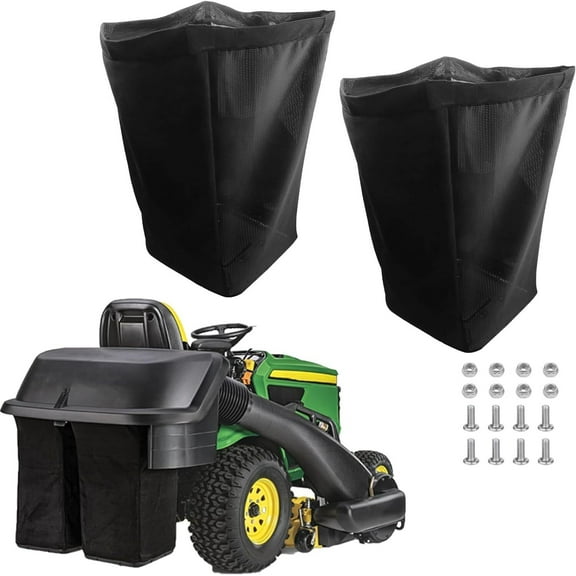 For AM122416 John Deere Equipment Grass Bags 100 Series Bagger 2PACK