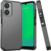 For AT&T Propel 2 5G Slim Shockproof Hybrid Cover Cellphone Case - mk Gray