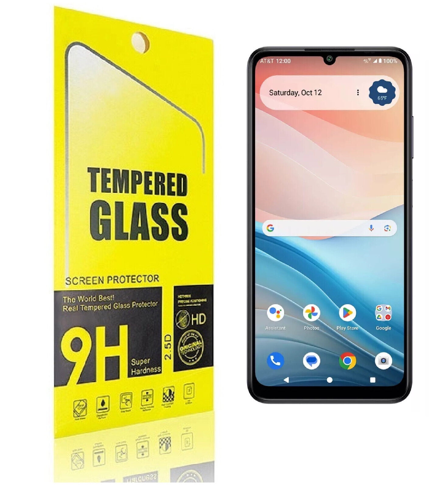 For AT&T Verge SL219A 2x Tempered Glass Screen Protector - Walmart ...