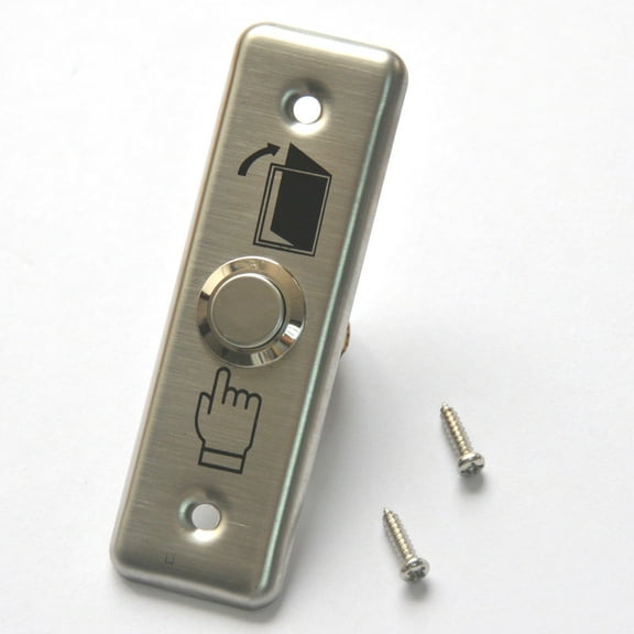 For Access Control Door Switch Stainless Steel Slim Exit Push Release Button