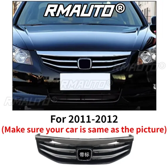 For Accord Grill Chrome Car Front Bumper Grille Racing Grill For Honda Accord 2003-2022 2011 2012 2016 Car Accessories Body Kit