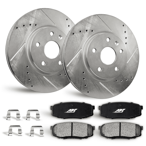 For Acura CL (01-03) Rear Brake Kit Rotors+Pads