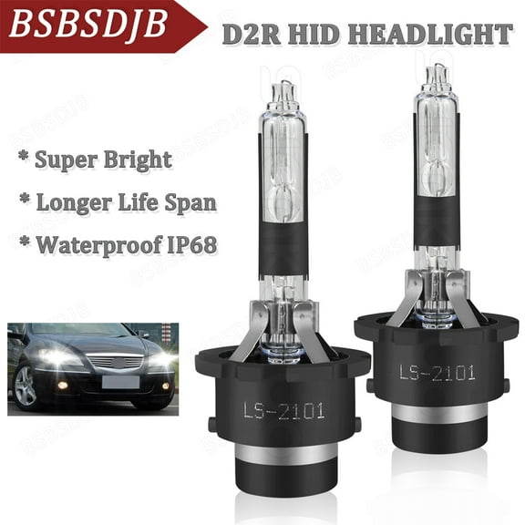 For Acura CL 2001-2003 D2R HID Headlight Bulbs Conversion Kit 6000K White