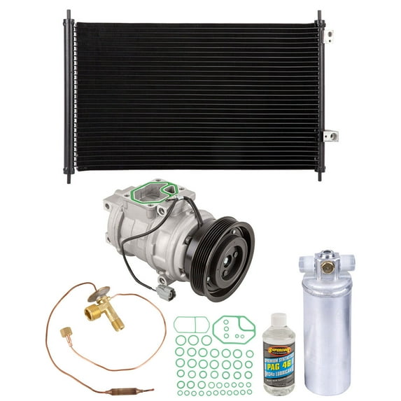 For Acura CL V6 1997 1998 1999 A/C Kit w/ AC Compressor Condenser & Drier - BuyAutoParts