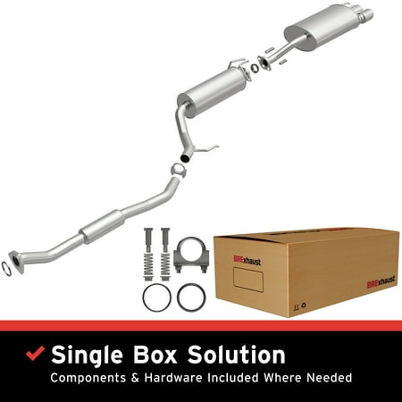 BRExhaust OE Replacement Exhaust System Kit 106-0313: Compatible with 2006-2011 Acura CSX 2.0L
