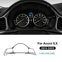For Acura ILX 2013 2014 2015 2016 2017 2018 2019 2020 2021 2022 Car Dashboard Frame Real Soft Carbon Fiber Sticker Accessories.