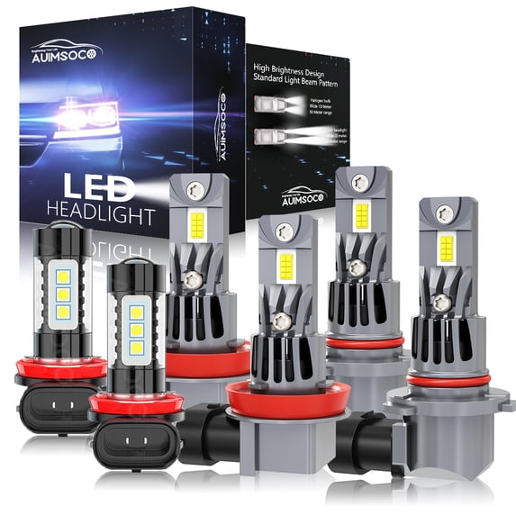 For Acura ILX 2013-2021 LED Headlight Kit Bulbs High Low Beam Fog Light Super Bright Cool White Lamps
