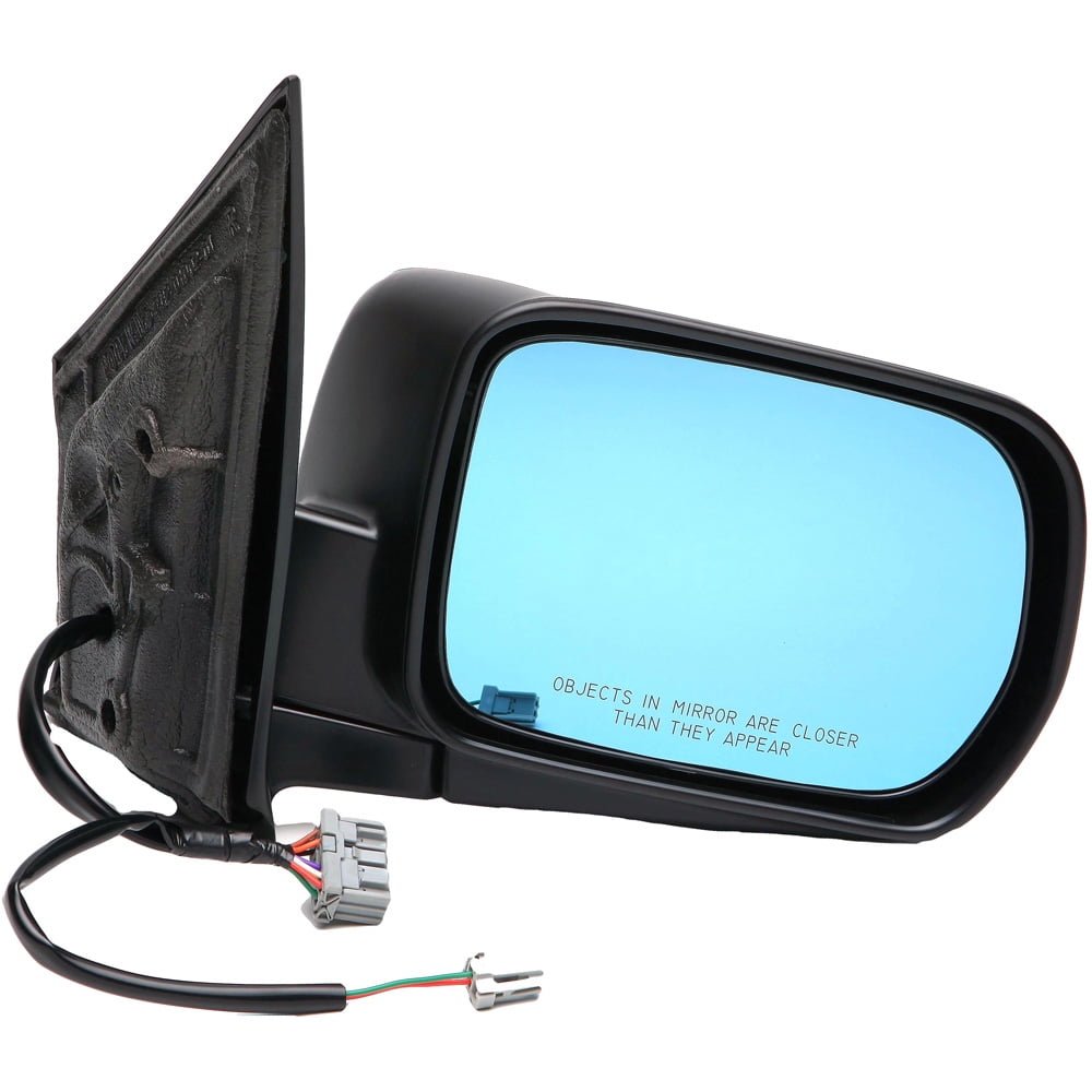 OEM Heated Blue Mirror Glass With Backing Plate – Passenger Side (Right) For 2007-2013 Acura MDX, 7 5/8 Inch Diagonal