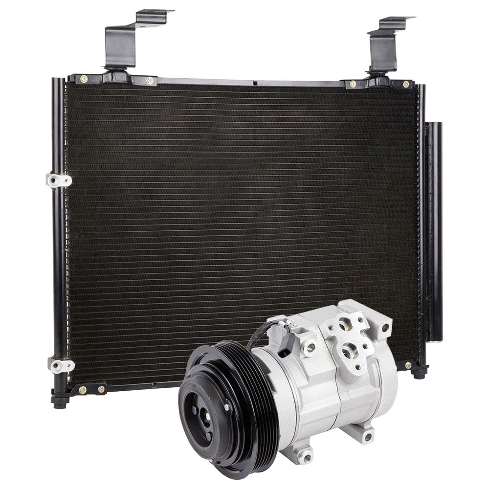 A/C Condenser & Receiver Drier For 2004-2008 Acura TL - AM Autoparts Replacement With 10-Year Warranty