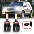 thumbnail image 1 of For Acura MDX 2004 2005 2006 H11/H8/H9 LED Headlight Low Beam Bulbs Combo Kit Super Bright White 2x, 1 of 8