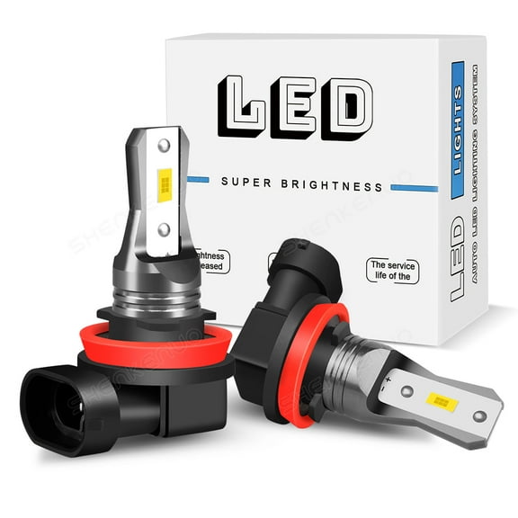 For Acura MDX 2007-2011 2012 2013 - Quayub 8PC HID Headlight Bulb LED Fog DRL Light Kit 6000K Bright