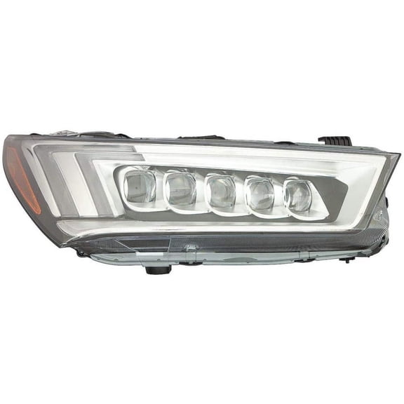 For Acura MDX 2017 18 19 2020 Passenger Side Headlight | Composite | LED | Replacement For AC2503130 | 33100TZ5A51