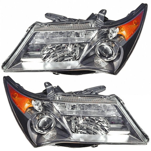 For Acura MDX Base / Technology Headlight 2007 2008 2009 Pair Driver and Passenger Side | HID|For AC2518111 | 33151-STX-A12
