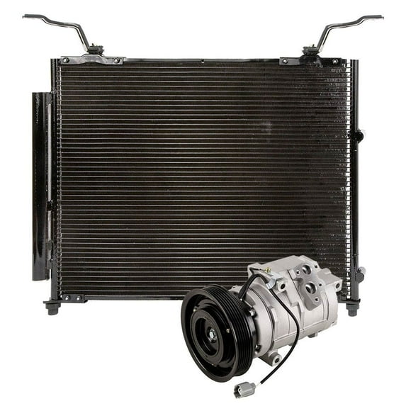 For Acura MDX & Honda Pilot AC Compressor w/ A/C Condenser & Drier - BuyAutoParts