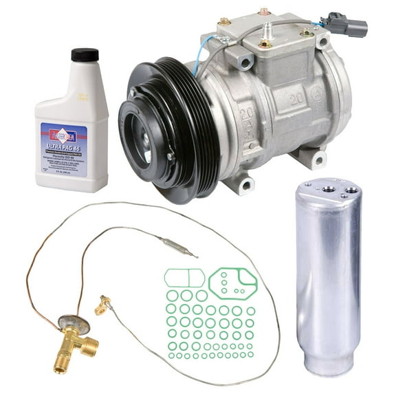 For Acura RL 1996-2004 OEM AC Compressor w/ A/C Repair Kit - BuyAutoParts
